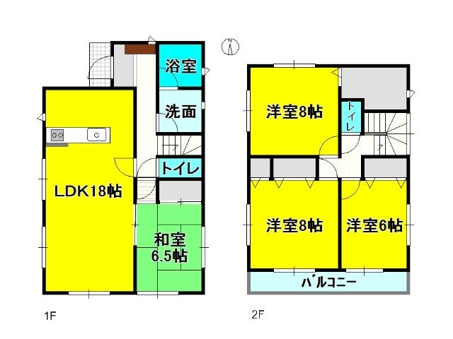 Floor plan. 27 million yen, 4LDK+S, Land area 150.93 sq m , Building area 107.73 sq m floor plan