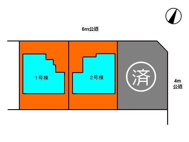 Compartment figure. 24,900,000 yen, 4LDK, Land area 128.61 sq m , Building area 98.95 sq m