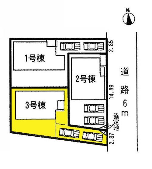 Compartment figure. The property is 3 Building! Site about 41 square meters! With Nantei! 