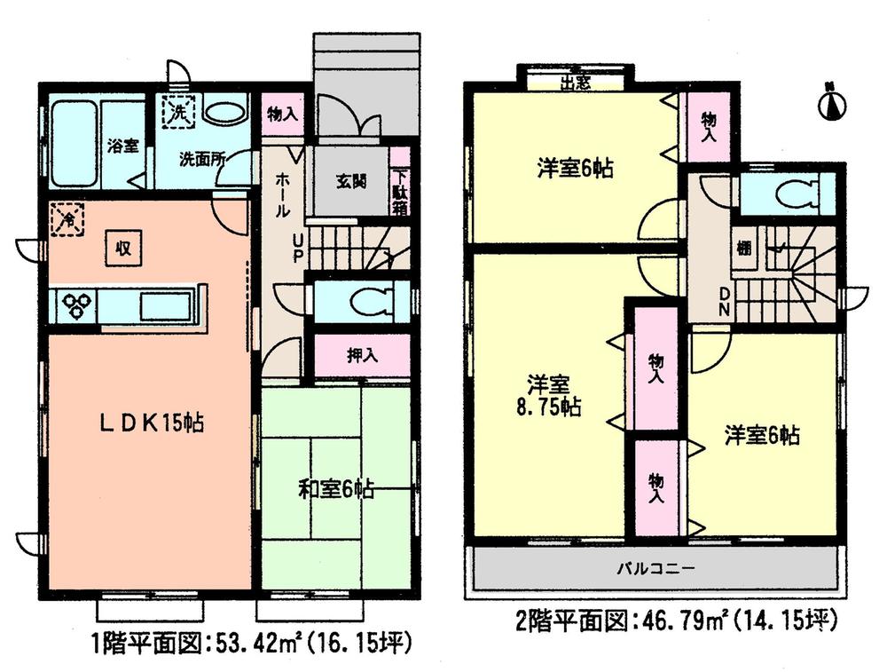 Floor plan. (C Building), Price 27,800,000 yen, 4LDK, Land area 120.08 sq m , Building area 100.21 sq m