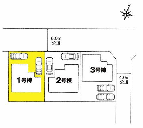 Compartment figure. 1 Building! With Nantei. You can park two cars.