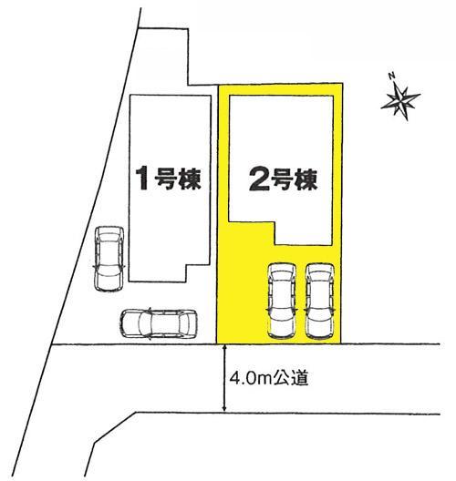 Compartment figure. It is Building 2! Facing south! You can parallel park two cars! 