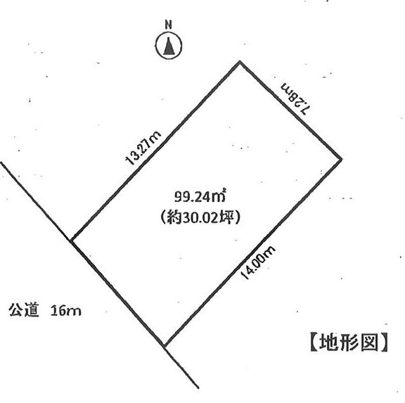 Compartment figure. Land price 13.8 million yen, Land area 99.24 sq m