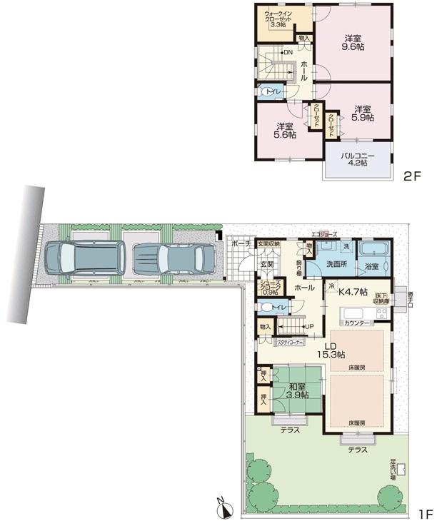 Floor plan. 10m to Nihongi park