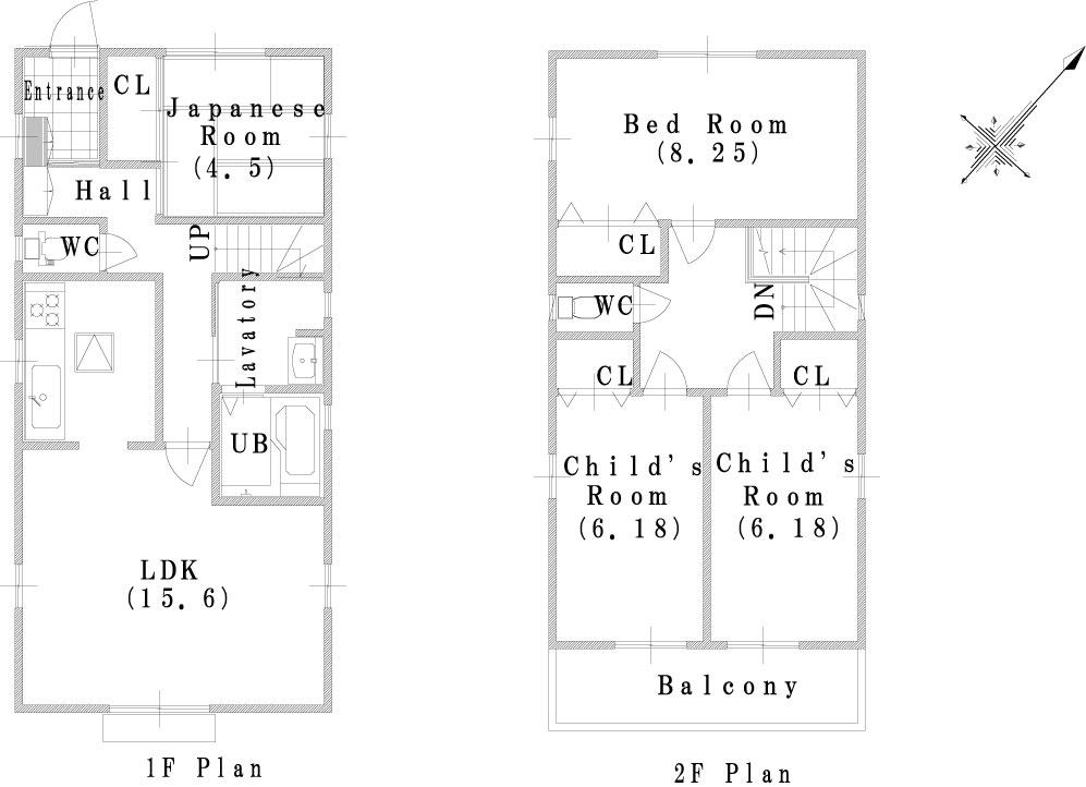 Other building plan example. Building plan example (No. 1 place) building price 18.1 million yen, Building area 101.04 sq m