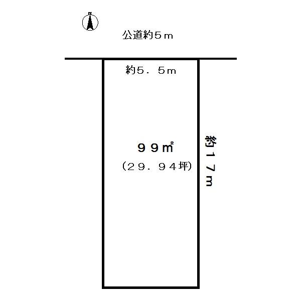 Compartment figure. Land price 12 million yen, Land area 99 sq m