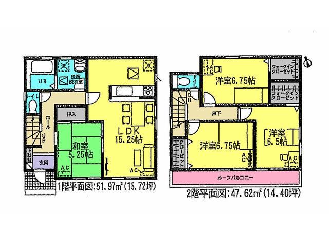 Floor plan. 24,800,000 yen, 4LDK, Land area 189.41 sq m , Building area 99.59 sq m floor plan