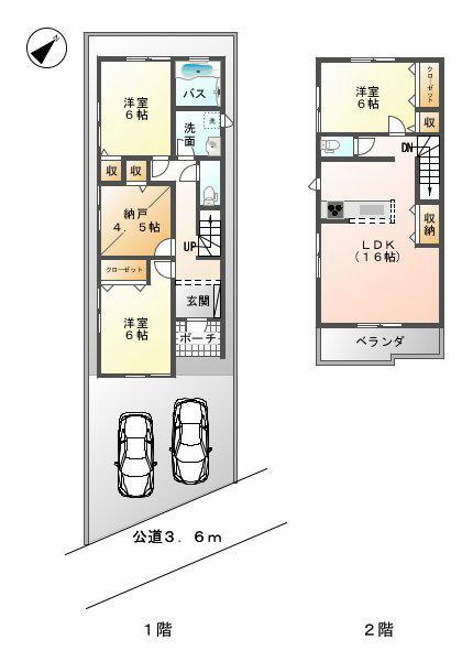 Floor plan. 21.9 million yen, 3LDK + S (storeroom), Land area 111.43 sq m , Building area 91.93 sq m