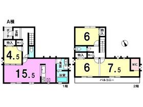 Floor plan. (A Building), Price 29,900,000 yen, 4LDK, Land area 125 sq m , Building area 99.79 sq m