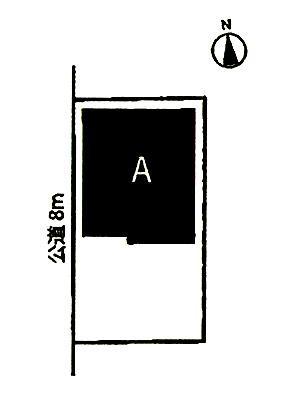 Compartment figure. Easy parking in front of a road 8m