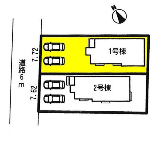 The entire compartment Figure. The property is 1 Building. Car are two parallel parking can be shaped land! 