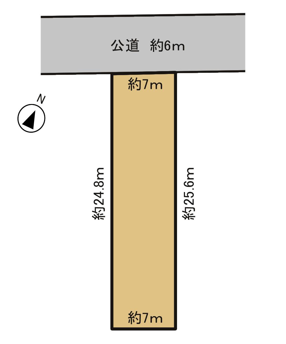 Compartment figure. Land price 24.4 million yen, Land area 179.31 sq m