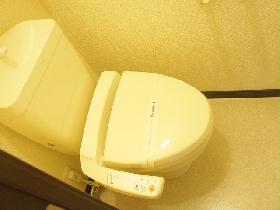 Toilet. Toilet is equipped with Washlet!