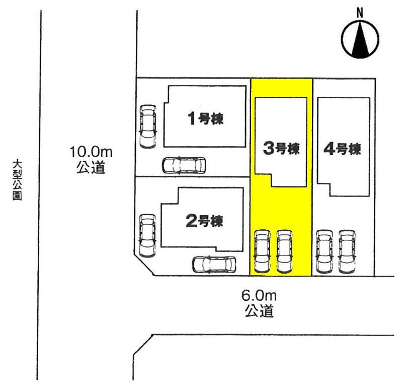 Compartment figure. The property is 3 Building. Shaping land! You can parallel park two cars