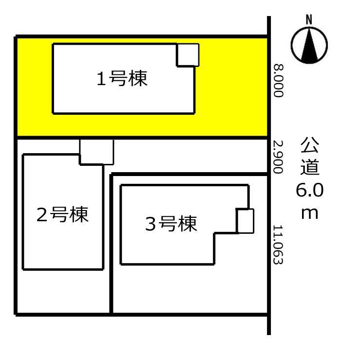The entire compartment Figure. The property is 1 Building.