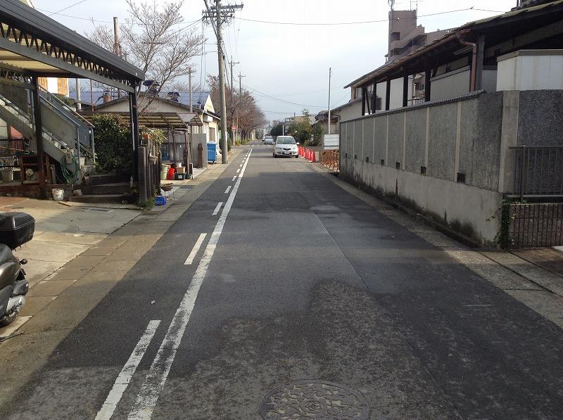 Local photos, including front road. Frontal road 2013.12.15 Shooting
