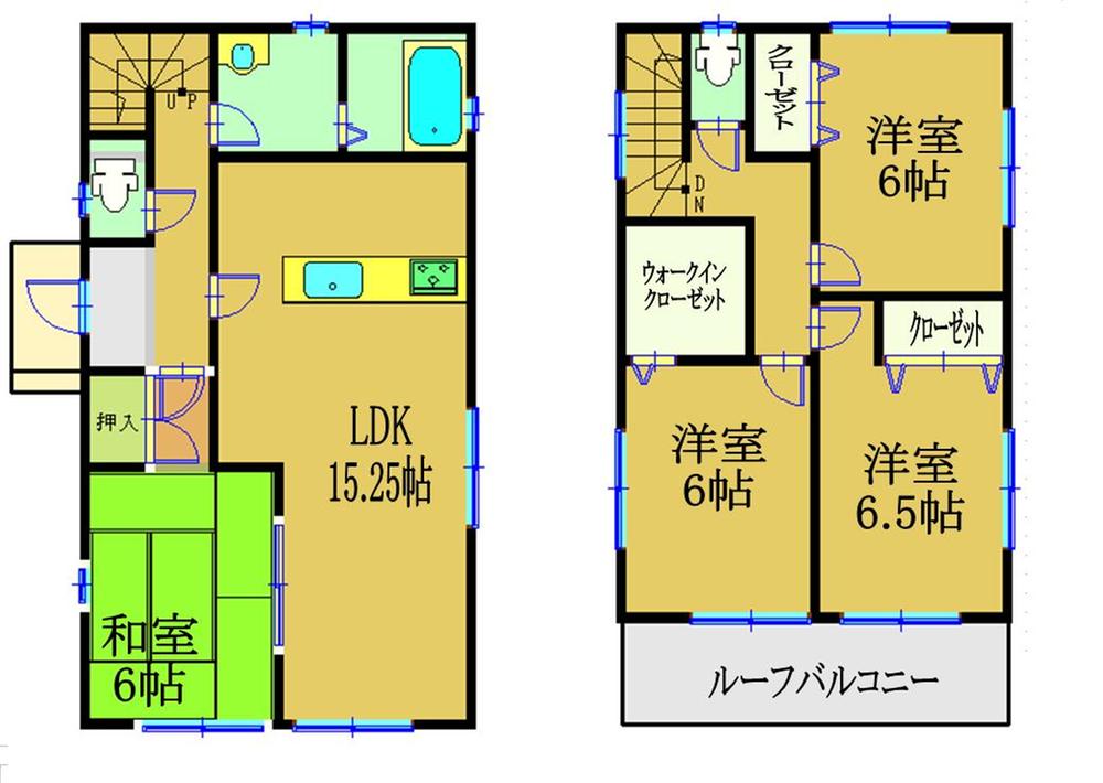 Floor plan. (4 Building), Price 24,900,000 yen, 4LDK, Land area 135.88 sq m , Building area 96.9 sq m