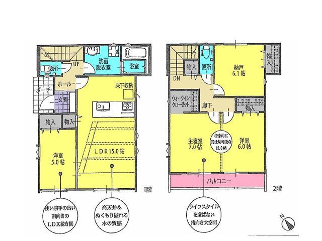 Floor plan. 35,900,000 yen, 2LDK+S, Land area 104.5 sq m , Building area 98.51 sq m floor plan