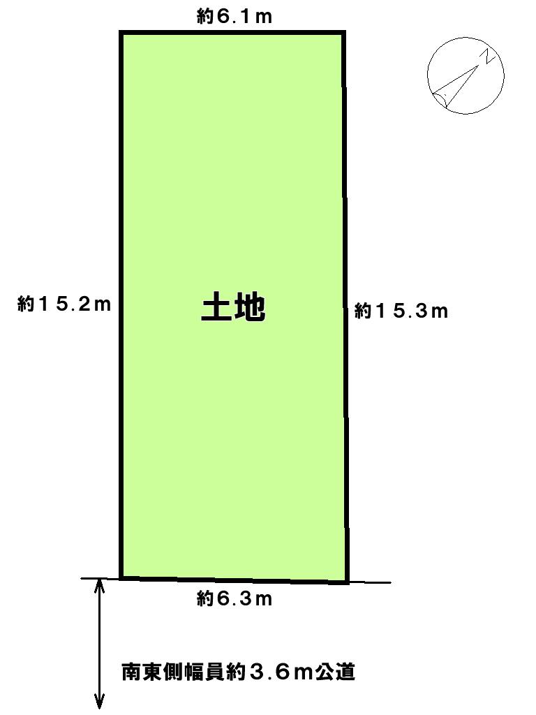 Compartment figure. Land price 10.5 million yen, Land area 95.17 sq m