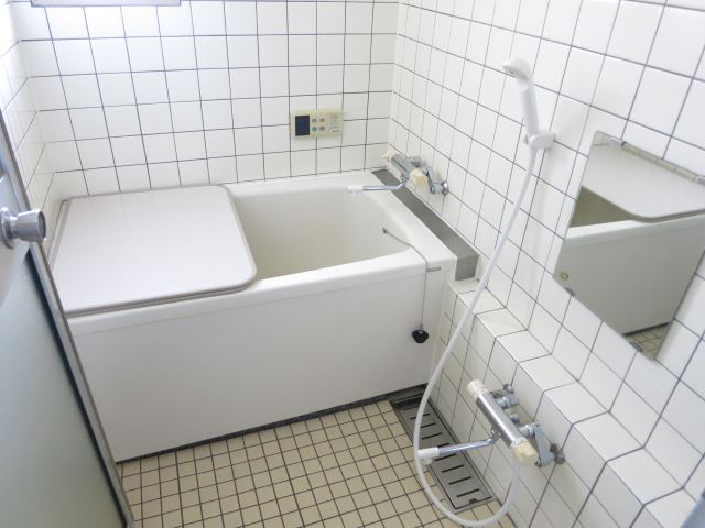 Bath. Bathroom with reheating