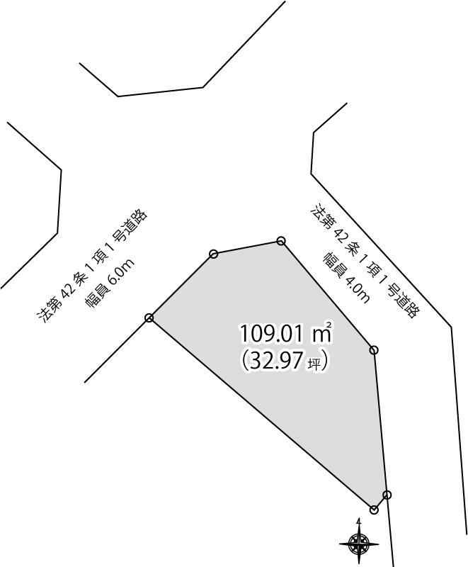Compartment figure. 30,800,000 yen, 4LDK, Land area 109.01 sq m , Building area 98.42 sq m