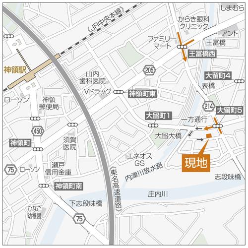 Local guide map. Detail view