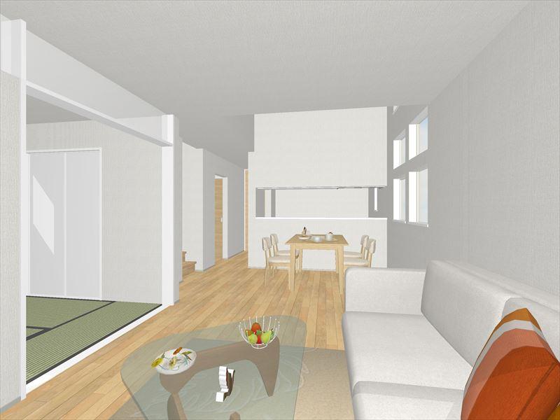 Rendering (introspection). Building C living image