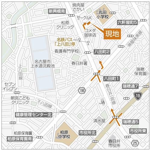 Local guide map. Detail view
