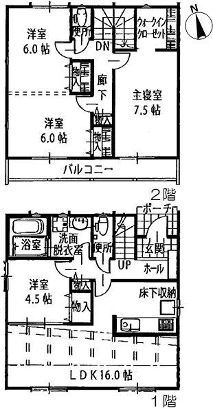 Floor plan. 27,900,000 yen, 4LDK, Land area 121.55 sq m , Building area 97.73 sq m