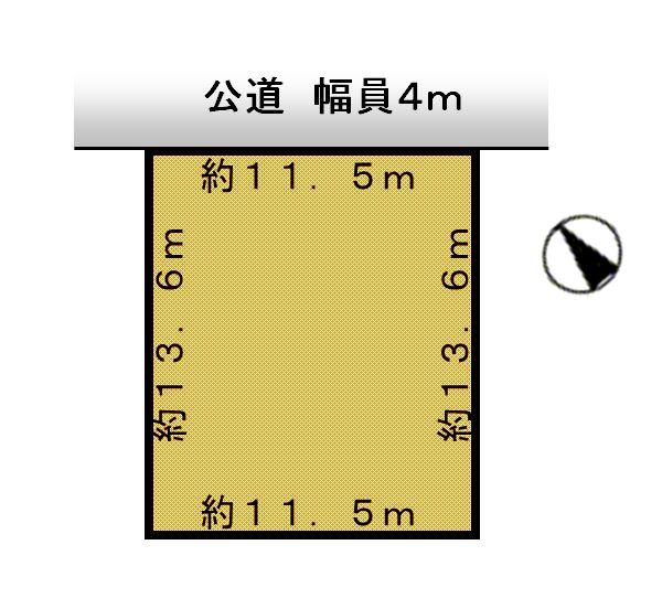 Compartment figure. Land price 22 million yen, Land area 156.4 sq m
