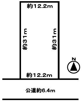 Compartment figure. Land price 38,900,000 yen, Land area 402.02 sq m