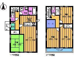 Floor plan. (8 Building), Price 24,800,000 yen, 4LDK, Land area 125.05 sq m , Building area 99.39 sq m