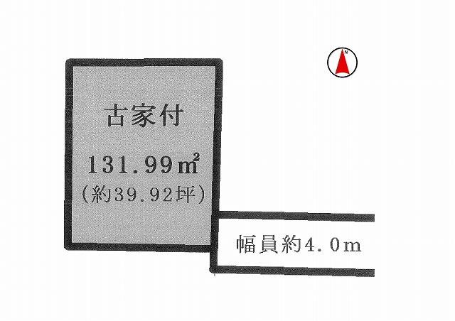 Compartment figure. Land price 11 million yen, Land area 131.99 sq m