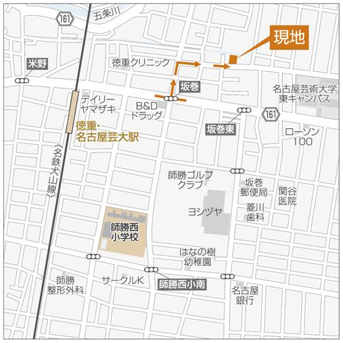 Local guide map. Detail view