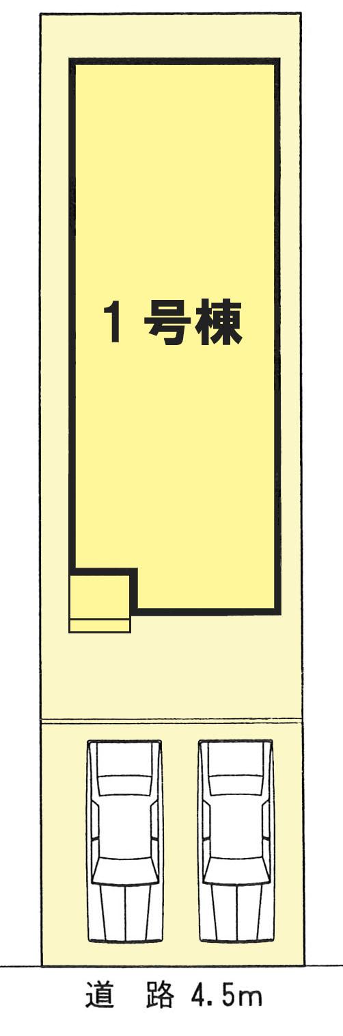 Compartment figure. 29,800,000 yen, 4LDK, Land area 125.29 sq m , Building area 99.8 sq m parallel parking two cars Allowed! 