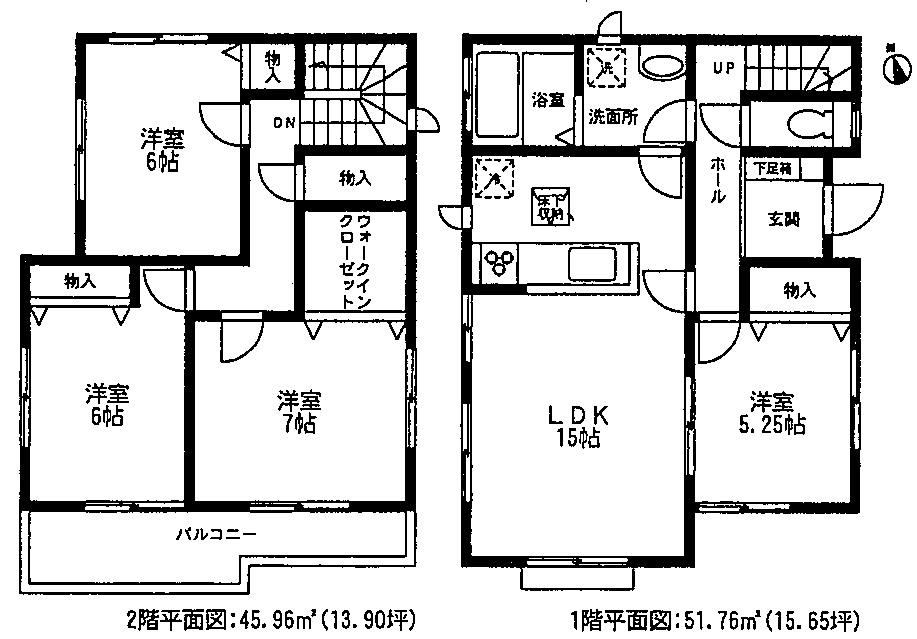 Floor plan. (2), Price 28,900,000 yen, 4LDK, Land area 116.9 sq m , Building area 97.72 sq m