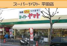 Supermarket. 878m until the Super Yamato Hirata shop