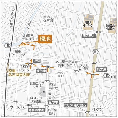 Local guide map. Detail view