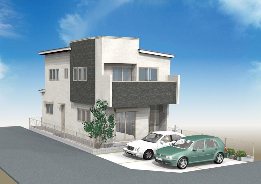 Building plan example (Perth ・ appearance). Perth