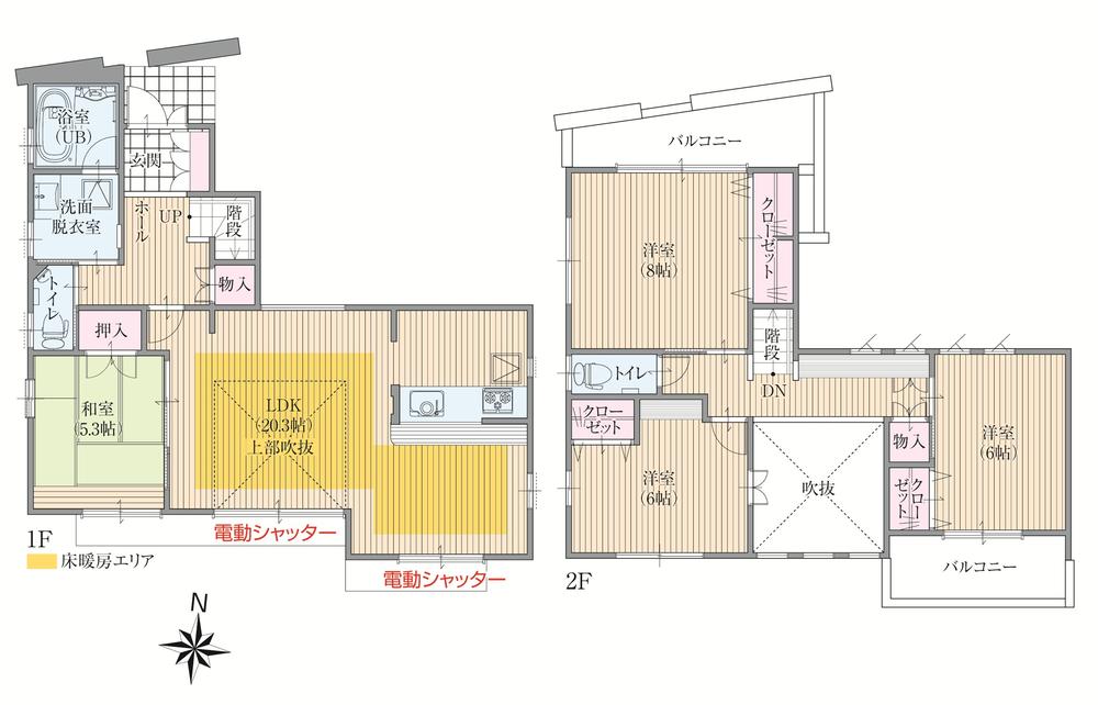 Floor plan. (T1), Price TBD , 4LDK, Land area 129.71 sq m , Building area 109.73 sq m