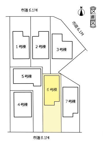 Compartment figure. 28.8 million yen, 4LDK, Land area 142.44 sq m , Building area 106 sq m front road spacious! 