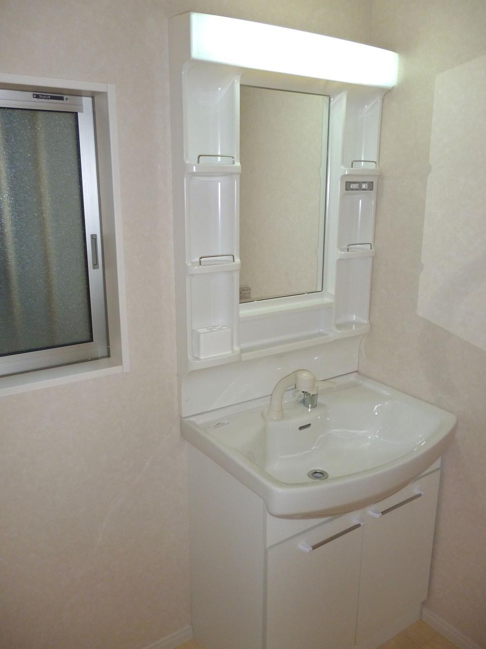 Wash basin, toilet. Wash, Vanity is vanity with functional shower shampooing can. 