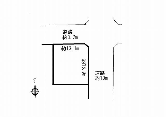 Compartment figure. Land price 21.5 million yen, Land area 262 sq m