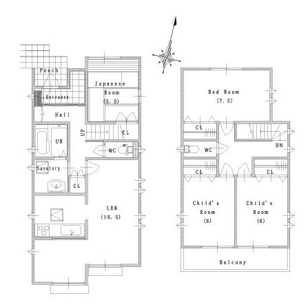 Other building plan example. No. 3 destination reference plan view