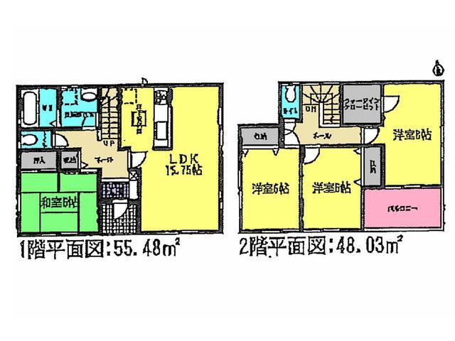 Floor plan. 28.8 million yen, 4LDK, Land area 178.13 sq m , Building area 103.51 sq m floor plan