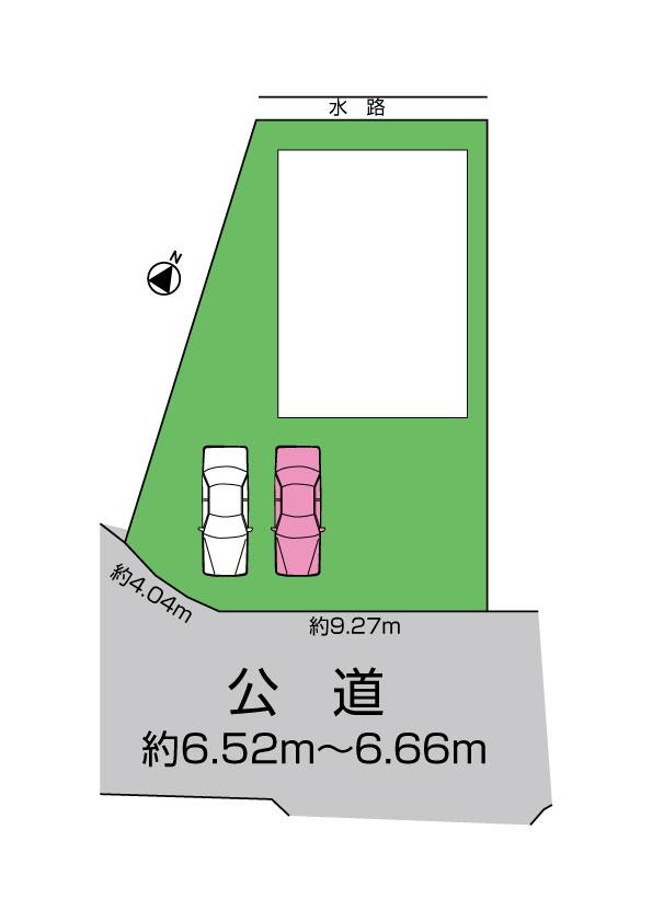 Compartment figure. 29,800,000 yen, 4LDK, Land area 175.92 sq m , Building area 106 sq m site spacious 53 square meters, Frontage spacious 13m