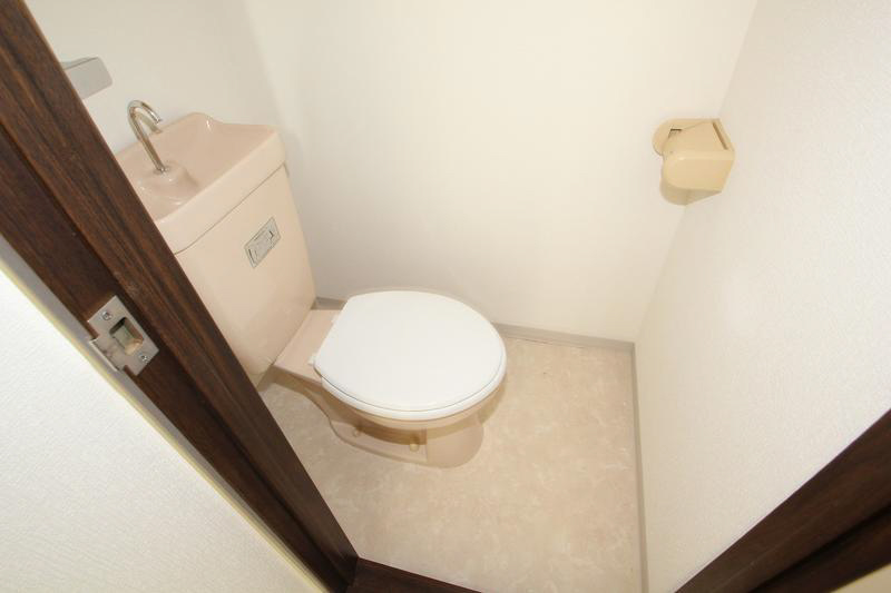 Toilet. Toilet of calm atmosphere (image photo)