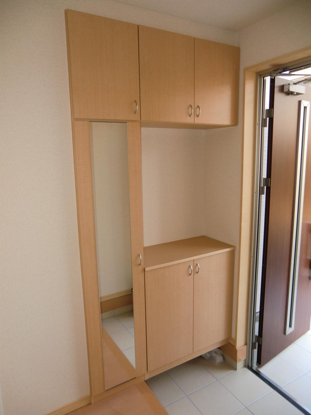 Receipt. ◇ entrance storage ◇  With a mirror shoes BOX