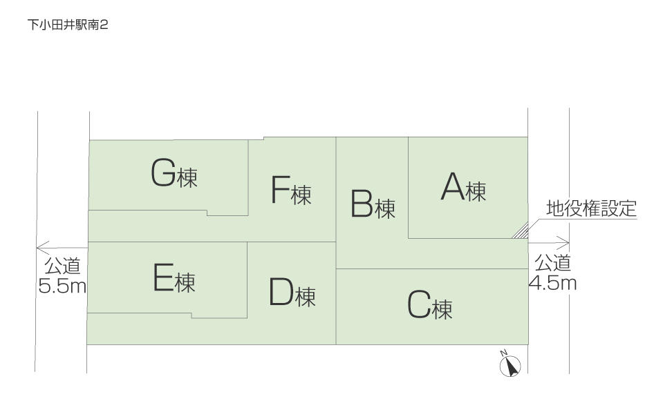 Compartment figure. 35,500,000 yen, 4LDK, Land area 127.82 sq m , Building area 104.77 sq m