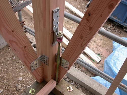 Construction ・ Construction method ・ specification. Earthquake-resistant metal fittings example of construction